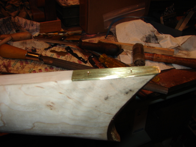 The toe plate as well.